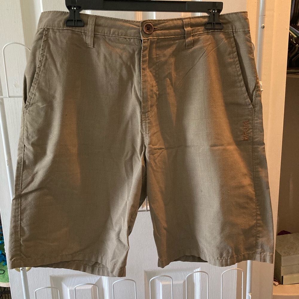 Vintage Plaid Ripcurl Men’s Shorts— Size 32